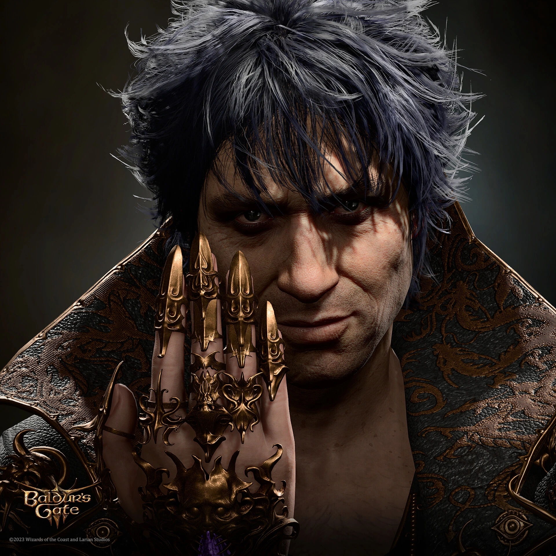 He's kind of a greasy guy