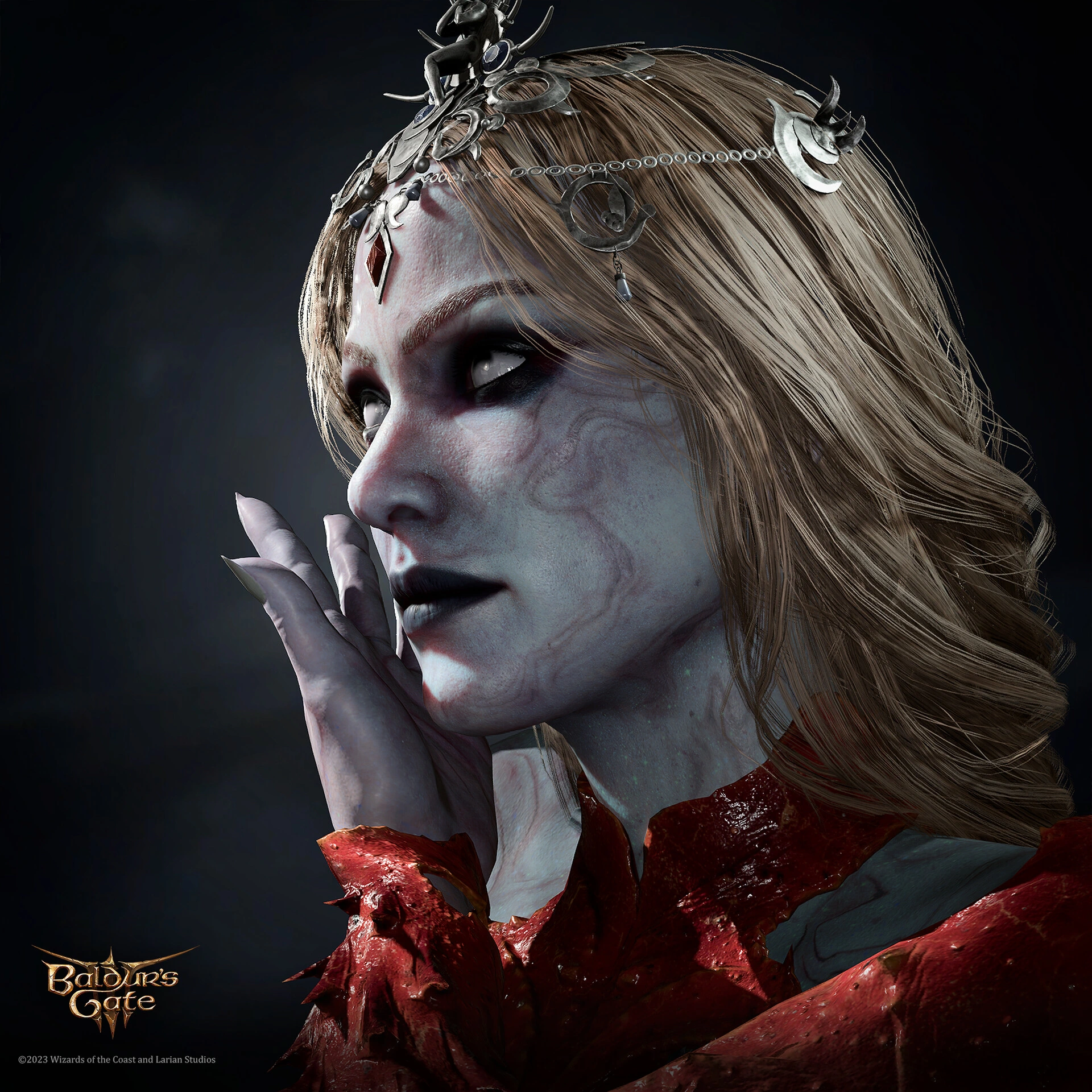 She's red and also a serial killer...